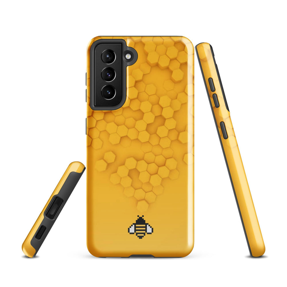 Honeycomb Tough Case for Samsung Galaxy S21 - Glossy Finish - https://ascensionemporium.net